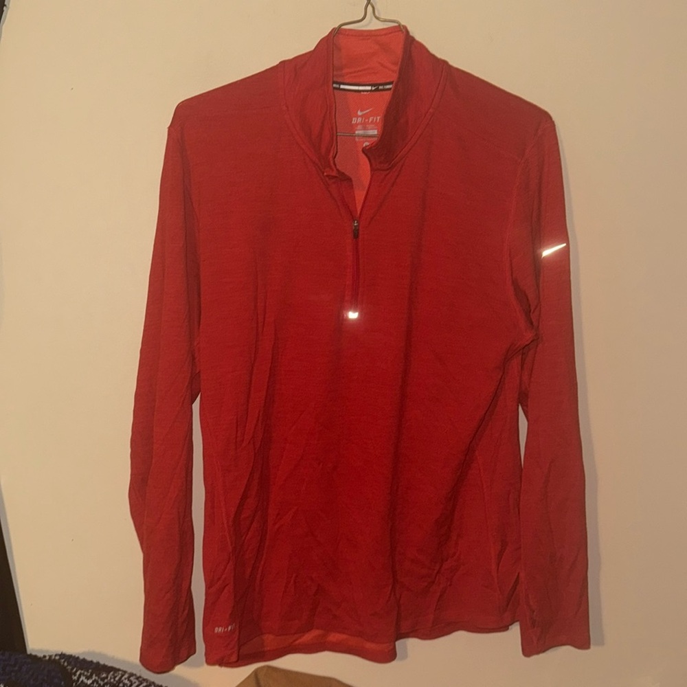 Nike Red XL Dri Fit Running Jacket